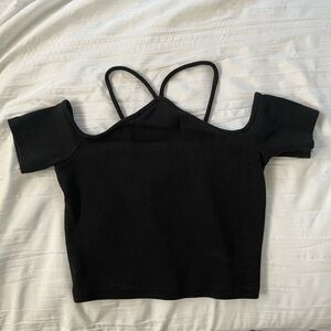 Black Zara Crop Top